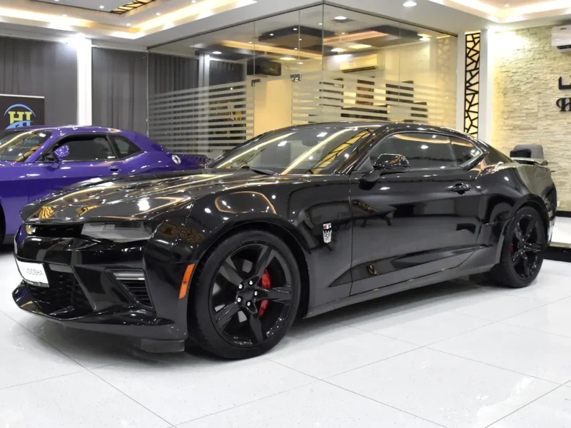 2017 Chevrolet Camaro SS 8 Cylinders Petrol Engine Black Red Coupe GCC Specs Automatic