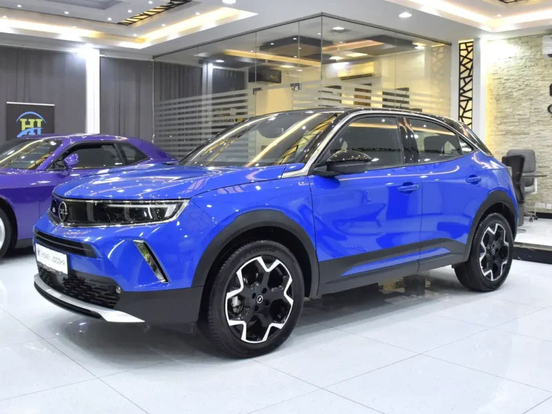 2023 Opel Mokka Ultimate 3 Cylinders Petrol Engine Blue Black Crossover GCC Specs Automatic
