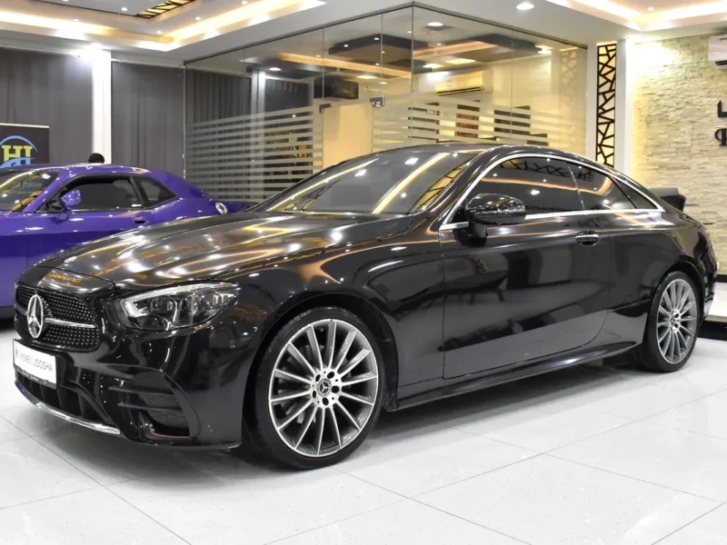 2023 Mercedes-Benz E-Class E 200 4 Cylinders Petrol Engine Black Tan Coupe GCC Specs
