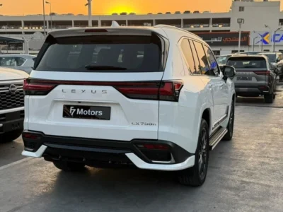 2026 Lexus LX700h F SPORT 3.5 Litres 6 Cylinders Hybrid Engine White Red SUV GCC Specs