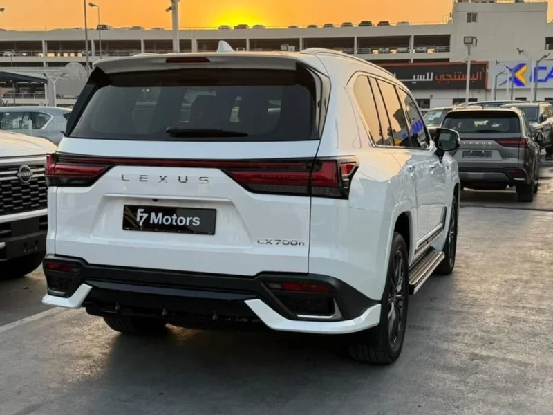 2026 Lexus LX700h F SPORT 3.5 Litres 6 Cylinders Hybrid Engine White Red SUV GCC Specs