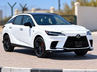 2026 Lexus RX500h F SPORT PERFORMANCE 2.4 Litres 4 Cylinders Hybrid Engine White Red SUV