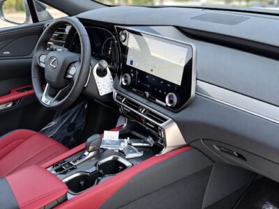 2026 Lexus RX500h F SPORT PERFORMANCE 2.4 Litres 4 Cylinders Hybrid Engine White Red SUV