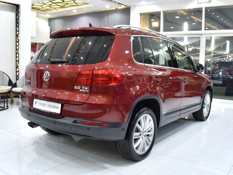 2020 Volkswagen Tiguan SEL 4 Cylinders Petrol Engine Red Beige Crossover GCC Specs Automatic