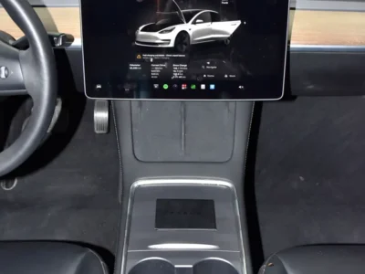 2022 Tesla Model 3 Standard Electric Vehicle 350 - 450 KM Range White Black Sedan GCC Specs