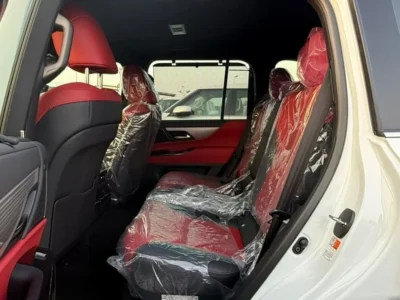 2026 Lexus LX700h F SPORT 3.5 Litres 6 Cylinders Hybrid Engine White Red SUV GCC Specs