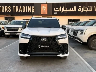 2026 Lexus LX700h F SPORT 3.5 Litres 6 Cylinders Hybrid Engine White Red SUV GCC Specs