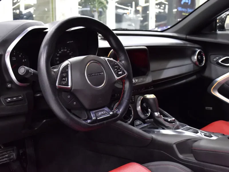 2017 Chevrolet Camaro SS 8 Cylinders Petrol Engine Black Red Coupe GCC Specs Automatic
