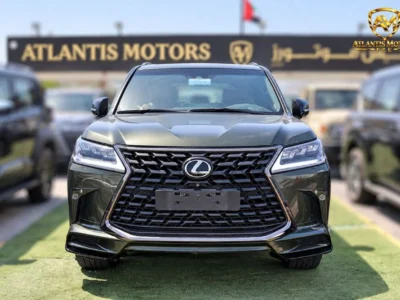 2021 Lexus LX570 SIGNATURE BLACK EDITION 5.7 Liters 8 Cylinders Petrol Engine Green Tan SUV