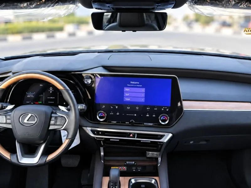 2026 Lexus RX350h PLATINUM 2.5 Litres 4 Cylinders Hybrid Engine Black Brown SUV Automatic