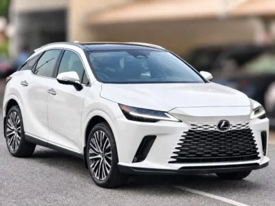 2026 Lexus RX350h PLATINUM 2.5 Litres 4 Cylinders Hybrid Engine White Brown SUV Automatic