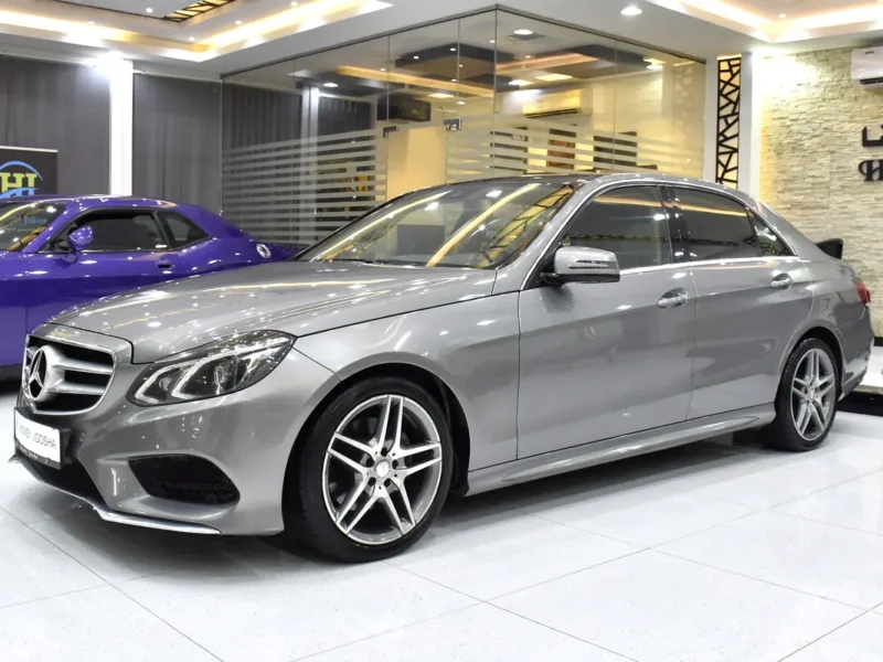 2015 Mercedes-Benz E-Class E 300 6 Cylinders Petrol Engine Grey Beige Sedan GCC Specs