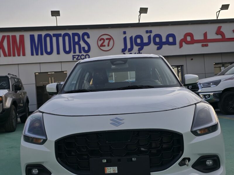 2026 SUZUKI SWIFT 1.2 Litres 3 Cylinders Petrol Engine White Black Hatchback GCC Specs