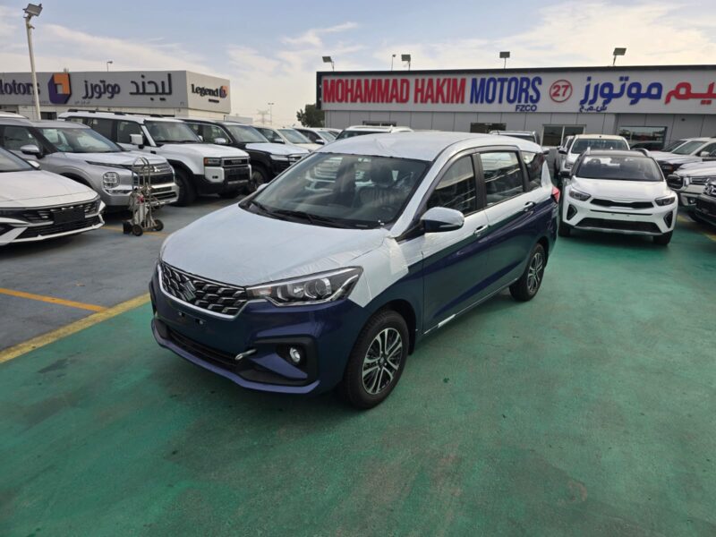 2026 SUZUKI ERTIGA 7-SEATER 1.5 Litres 4 Cylinders Petrol Engine Blue Black MPV GCC Specs