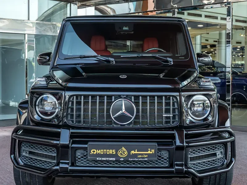2021 Mercedes-Benz G-Class G 63 AMG 4.0 Litres V8 Biturbo Petrol Engine Black Red SUV GCC