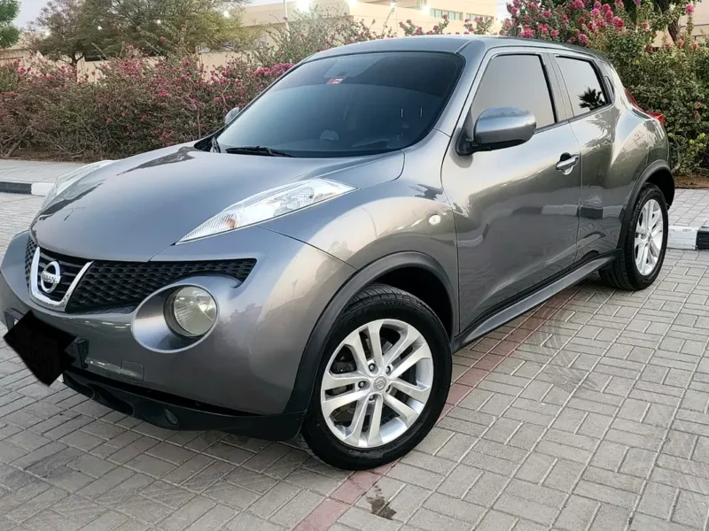 2012 Nissan Juke SV 4 Cylinders Petrol Engine Grey Black Crossover GCC Specs Automatic