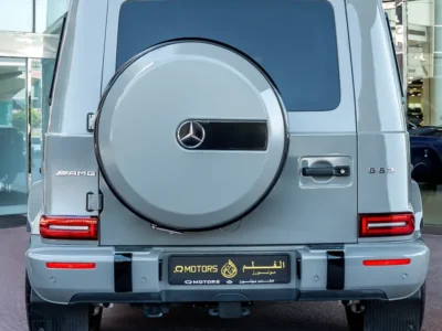 2021 Mercedes-Benz G-Class G 63 AMG 4.0 Litres V8 Biturbo Petrol Engine Grey White SUV