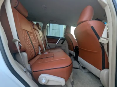 2019 Toyota Prado EXR 2.7 Litres 4 Cylinders Petrol Engine White Beige SUV GCC Specs