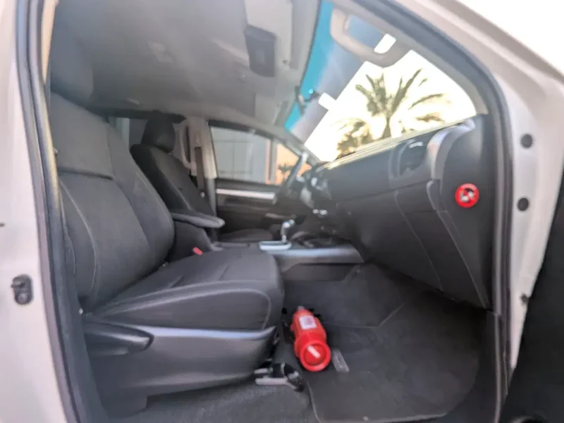 2018 Toyota Hilux Double Cab TRD 4.0 Litres 6 Cylinders Petrol Engine White Grey Pickup Truck