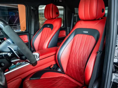 2021 Mercedes-Benz G-Class G 63 AMG 4.0 Litres V8 Biturbo Petrol Engine Black Red SUV GCC