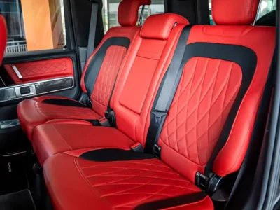 2021 Mercedes-Benz G-Class G 63 AMG 4.0 Litres V8 Biturbo Petrol Engine Black Red SUV GCC