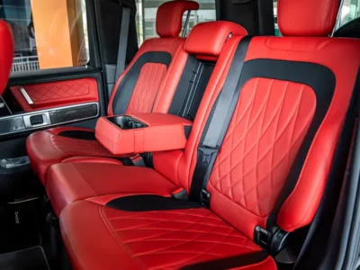 2021 Mercedes-Benz G-Class G 63 AMG 4.0 Litres V8 Biturbo Petrol Engine Black Red SUV GCC