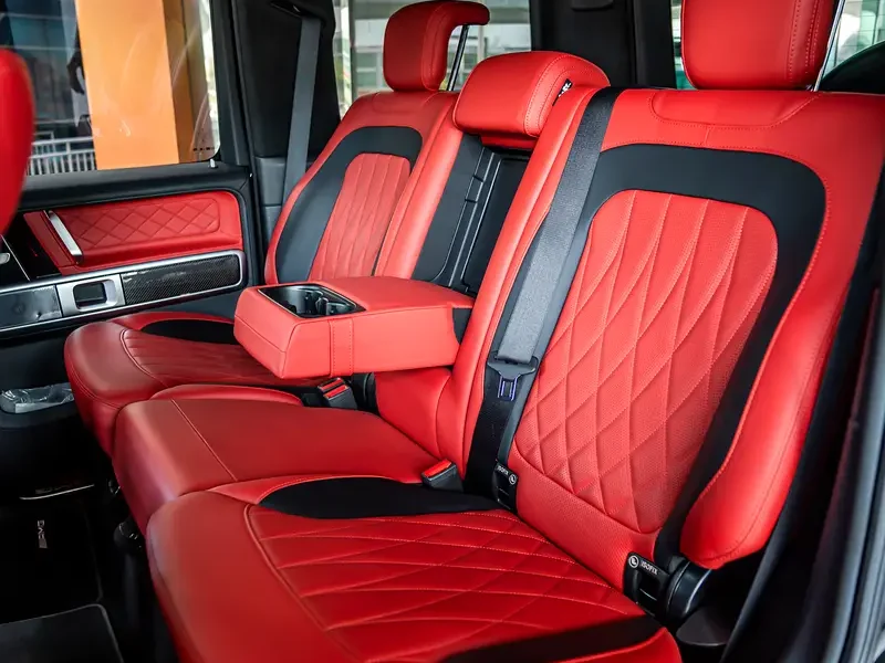 2021 Mercedes-Benz G-Class G 63 AMG 4.0 Litres V8 Biturbo Petrol Engine Black Red SUV GCC