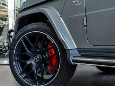 2021 Mercedes-Benz G-Class G 63 AMG 4.0 Litres V8 Biturbo Petrol Engine Grey White SUV