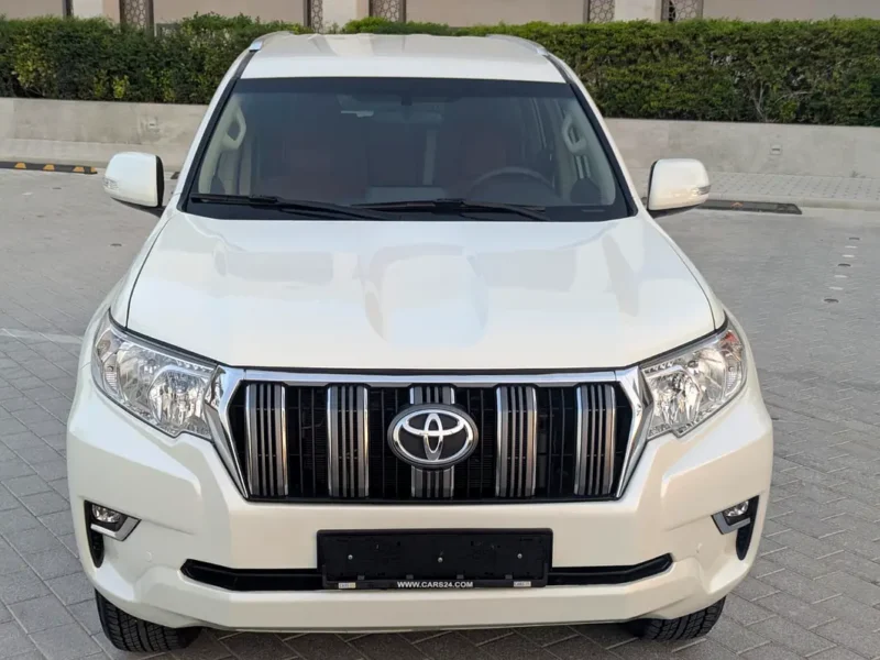 2019 Toyota Prado EXR 2.7 Litres 4 Cylinders Petrol Engine White Beige SUV GCC Specs