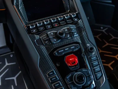 2017 Lamborghini Aventador LP 750-4 Superveloce 6.5-liter V12 Petrol Engine Orange Black Coupe