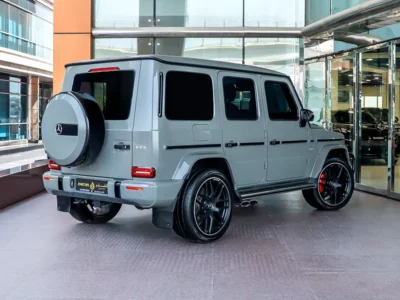 2021 Mercedes-Benz G-Class G 63 AMG 4.0 Litres V8 Biturbo Petrol Engine Grey White SUV