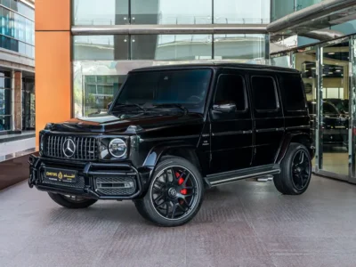 2021 Mercedes-Benz G-Class G 63 AMG 4.0 Litres V8 Biturbo Petrol Engine Black Red SUV GCC