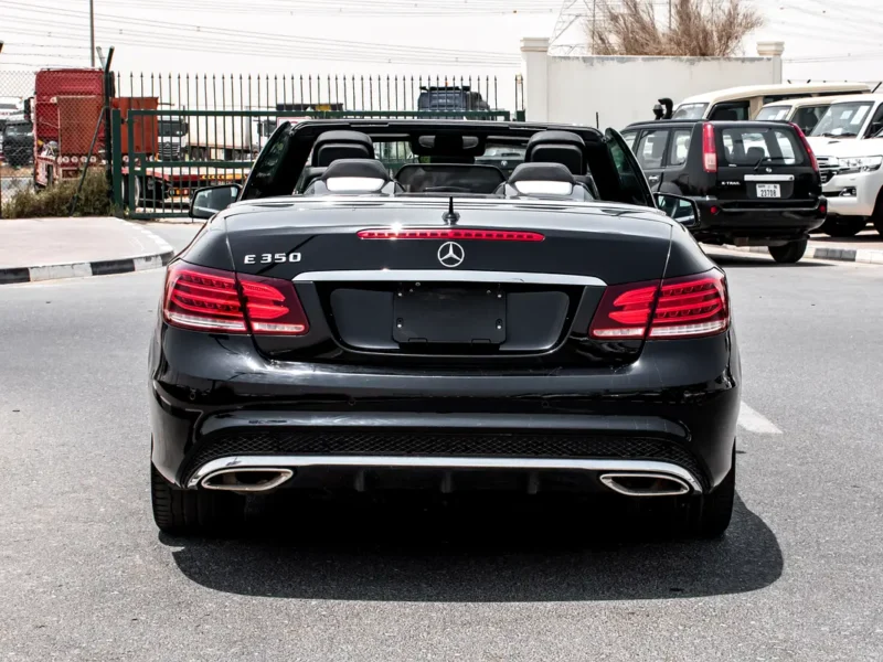 2014 Mercedes-Benz E-Class E 350 6 Cylinders Petrol Engine Black Soft Top Convertible