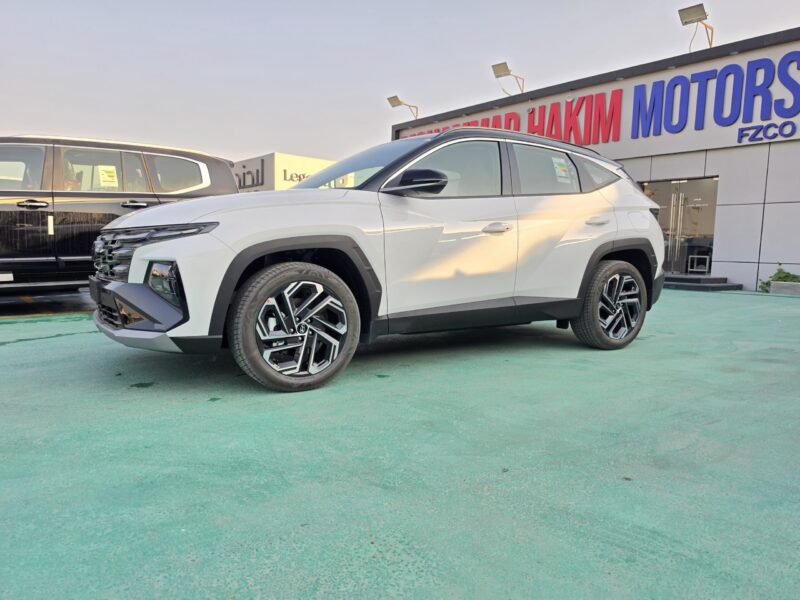 2027 Hyundai Tucson 1.6L Turbo 4 Cylinders Petrol Engine White Beige SUV GCC Specs