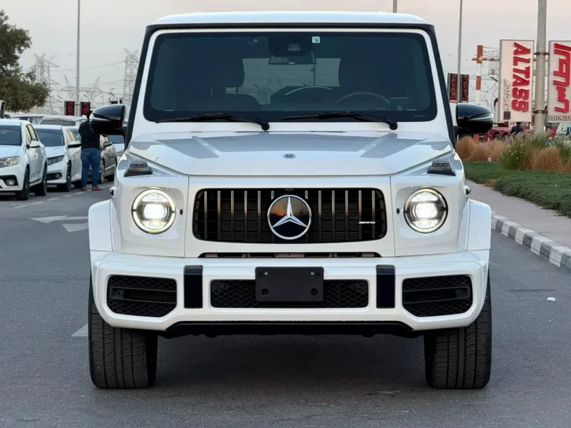 2023 Mercedes-Benz G-Class G 63 AMG 4.0L Bi-turbo V8 Petrol Engine White Brown SUV