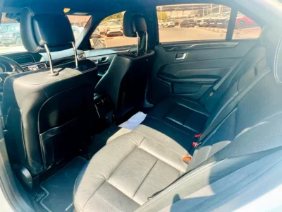 2014 Mercedes-Benz E-Class E 300 4MATIC 6 Cylinders Petrol Engine White Black Sedan