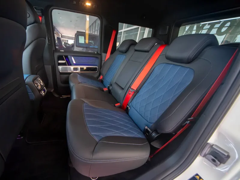 2021 Mercedes-Benz G-Class G 63 AMG 4.0 Litres V8 Biturbo Engine White Blue SUV Automatic