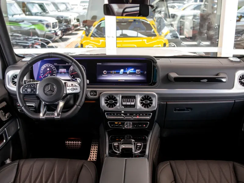 2021 Mercedes-Benz G-Class G 63 AMG 4.0 Litres V8 Biturbo Engine White Black SUV Automatic