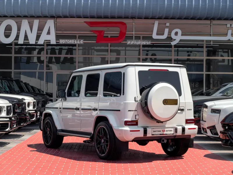 2021 Mercedes-Benz G-Class G 63 AMG 4.0 Litres V8 Biturbo Engine White Black SUV Automatic