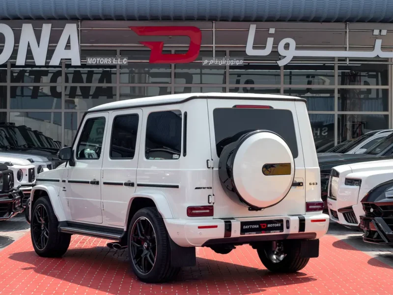 2021 Mercedes-Benz G-Class G 63 AMG 4.0 Litres V8 Biturbo Engine White Blue SUV Automatic