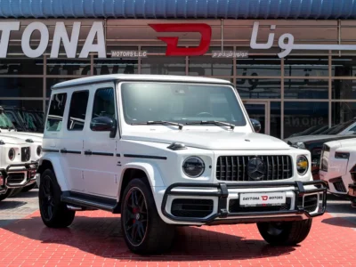2023 Mercedes-Benz G-Class G 63 AMG 4.0 Litres V8 Biturbo Engine White-White SUV Automatic