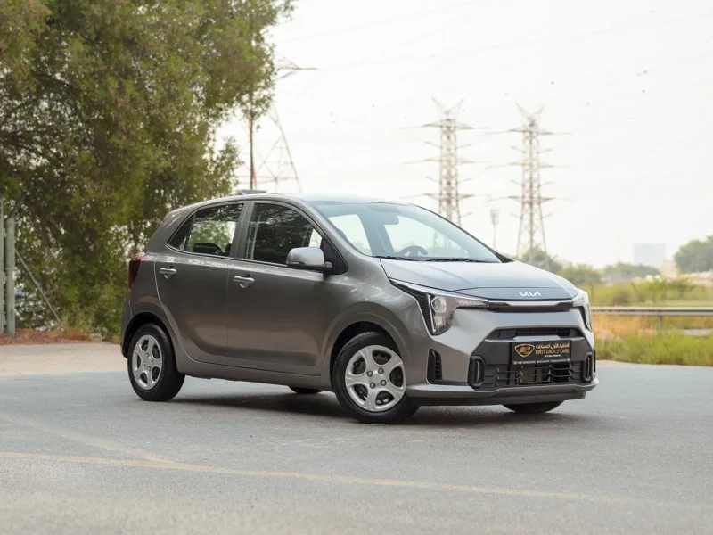 2024 Kia Picanto LX 1.2 Litres 4 Cylinders Petrol Engine Grey Hatchback GCC Specs FWD