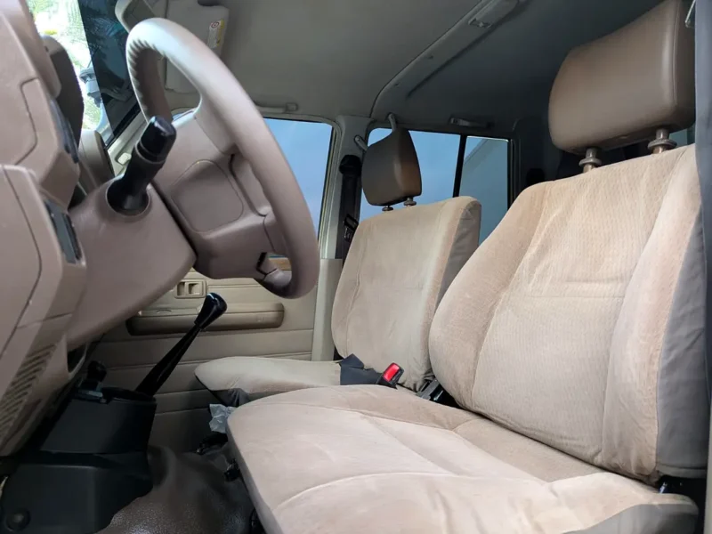 2020 Toyota Land Cruiser 70 Series LC 79 Base DC 4.5L Diesel 8 Cylinders Engine Beige Pickup