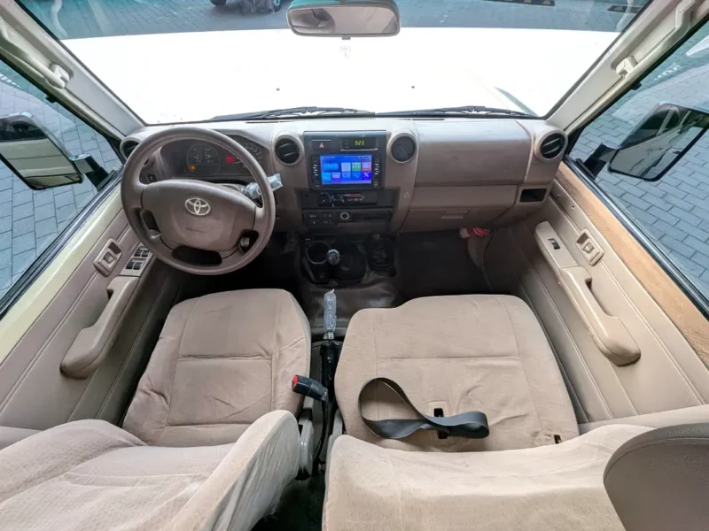 2020 Toyota Land Cruiser 70 Series LC 79 Base DC 4.5L Diesel 8 Cylinders Engine Beige Pickup