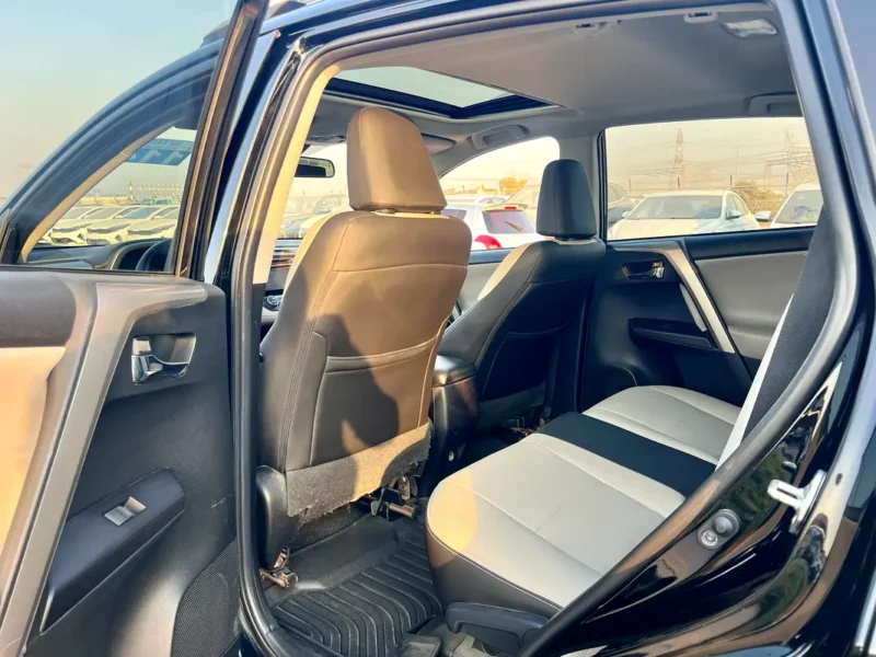 2018 Toyota Rav 4 XLE Premium 4 Cylinders Petrol Engine Black Beige SUV American Specs