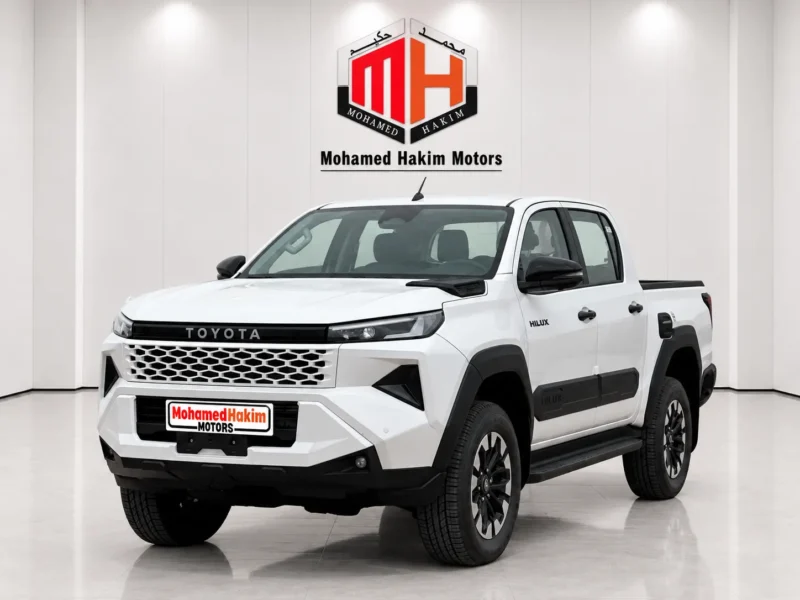 2027 TOYOTA HILUX DC SGLX 2.8L 4 Cylinders Diesel Engine White Black Pickup Truck GCC