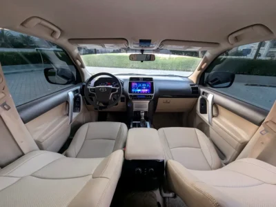 2023 Toyota Prado EXR 4.0 Liters 6 Cylinders Petrol Engine White Beige SUV GCC Specs