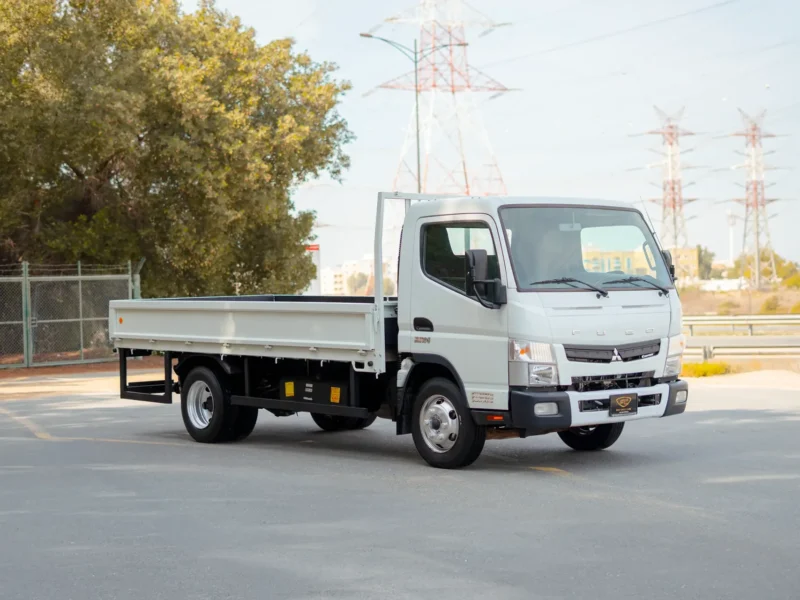 2023 Mitsubishi Canter Cargo Body 4.2L 4 Cylinders Diesel Engine Manual White Grey