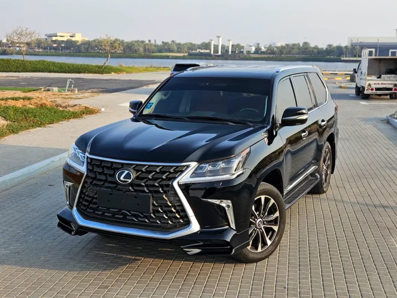 2009 Lexus LX-Series LX 570 Luxury 5.7 Litres V8 Petrol Engine Black Orange SUV GCC Specs