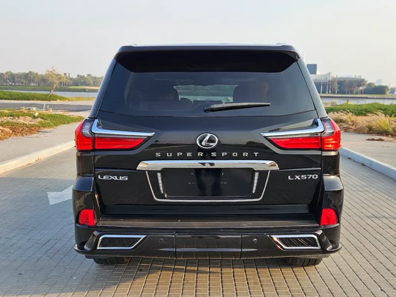 2009 Lexus LX-Series LX 570 Luxury 5.7 Litres V8 Petrol Engine Black Orange SUV GCC Specs